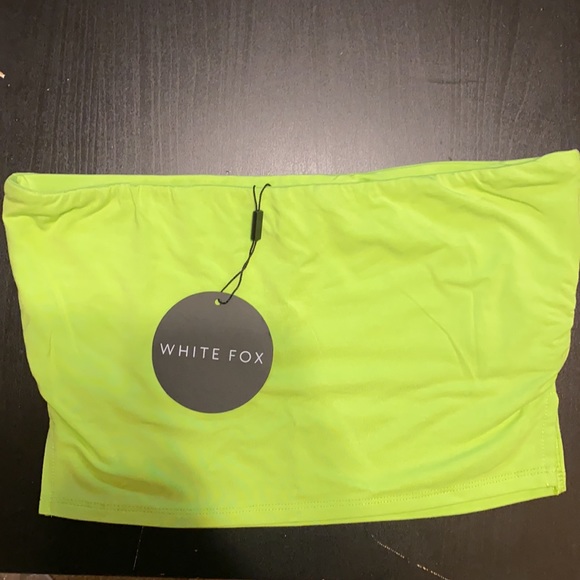 Bright green tube top - Picture 2 of 3